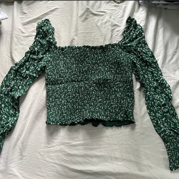 Reformation | Pinto Top (Size M) | Parsley - Picture 4 of 8